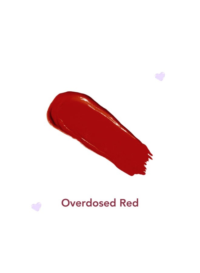 Blue Heaven Love Capsule Non Transfer Lip Colour | Intense Color Payoff | Long Lasting | One Swipe Formula | Liquid lipstick Waterproof & Smudge Proof | Overdosed Red, 5ml - Image 2